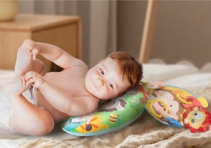 Woopie WOOPIE BABY Poduszka Rogal Interaktywna Mata Edukacyjna Grzechotka Gryzak 18