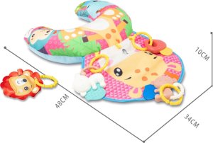 Woopie WOOPIE BABY Poduszka Rogal Interaktywna Mata Edukacyjna Grzechotka Gryzak 19