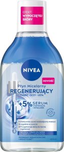 Nivea Płyn micelarny regenerujący twarz-oczy-usta + 5% serum 400 ml 1