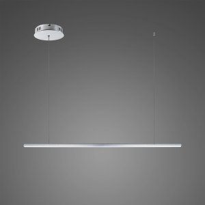 Lampa wisząca ALTAVOLA DESIGN Lampa wisząca Linea No.1B 100cm 4k srebrna ściemnialna (Barwa światła barwa dzienna, Kolor srebrny, Możliwość ściemniania tak) 1