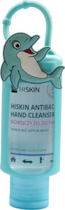 HiSkin HISKIN Antibac Hand Cleanser+ Biobójczy Żel do rąk o zapachu owoców leśnych - delfin (butelka 75ml+etui) 1