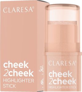 Claresa CLARESA Cheek2Cheek Kremowy rozświetlacz w sztyfcie 01 Pearl Shine 1