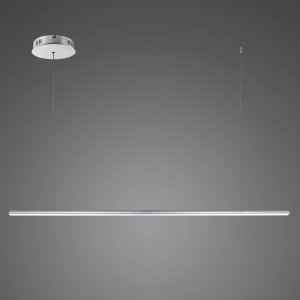 Lampa wisząca ALTAVOLA DESIGN Lampa wisząca Linea No.1B 120cm 4k srebrna ściemnialna (Barwa światła barwa dzienna, Kolor srebrny, Możliwość ściemniania tak) 1