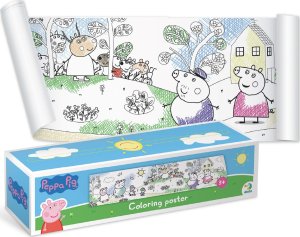 Dodo Zestaw Kreatywny Do Malowania Rysowania Kolorowanka Rolka Świnka Peppa Pig 3