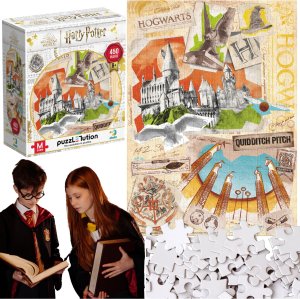 Dodo Puzzle "Harry Potter" - "Szkoła Hogwartu" Wysoka Jakość 450 Elementów 8+ 1