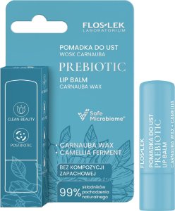 Floslek FLOSLEK Prebiotic Lip Care Prebiotyczna pomadka do ust wosk carnauba 4 g 1