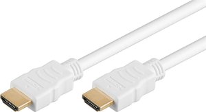 Kabel Neutralle Video Kabel HDMI M - HDMI M, HDMI 2.0 - High Speed with Ethernet, 0.5m, pozłacane złącza, biały 1