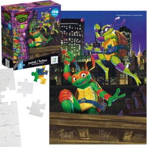 Dodo Puzzle "Wojownicze Żółwie Ninja - Donatello I Michelangelo" 250 Elementów 1