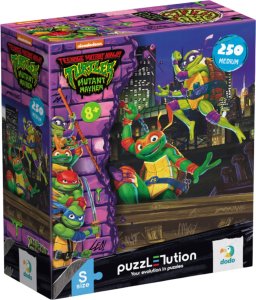 Dodo Puzzle "Wojownicze Żółwie Ninja - Donatello I Michelangelo" 250 Elementów 5