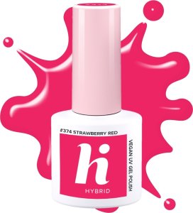 Hi Hybrid HI HYBRID Lakier hybrydowy 374 Strawberry Red 5 ml 1