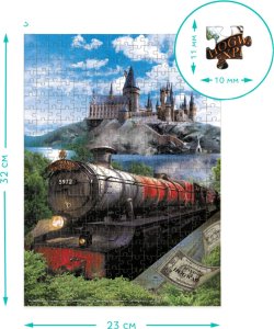 Dodo Puzzle "Harry Potter - Hogwarts Express" Układanka 350 Elementów Zestaw 3