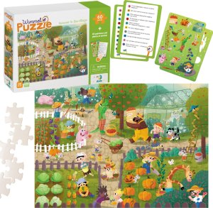 Dodo Puzzle "Wimmelpuzzle - Lato na wsi" Układanka 60 Elementów Karty Zadań 1