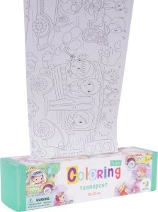 Dodo Kolorowanka W Rolce Do Malowania Motyw Transport Pojazdy Skutery Balony 2