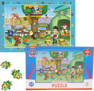 Dodo Puzzle obserwacyjne Paw Psi Patrol Zestaw Do Układania Układanka 50 Element 1