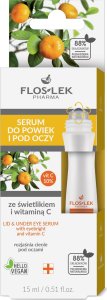 Floslek FLOSLEK Oczy Serum do powiek i pod oczy ze świetlikiem i witaminą C 15 ml 1