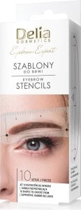 Delia DELIA Eyebrow Expert - Szablony do brwi - 10 różnych kształtów 1