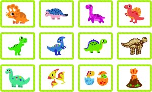 Tooky Toy TOOKY TOY Układanka Magnetyczna Dinozaury Puzzle 3