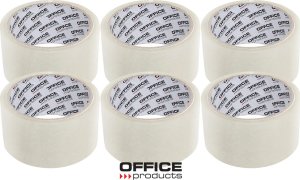 Office Products Taśma pakowa Office Products 48mm/50y Hot-melt transparentna (6) 1