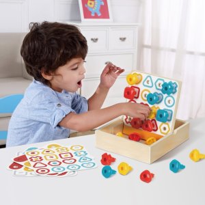 Tooky Toy TOOKY TOY Box Pudełko XXL Montessori Edukacyjne 7w1 Sensoryczne 19-21 Mies. 4
