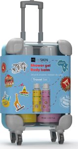 HiSkin HISKIN Travel Size Zestaw w walizce - żel pod prysznic i balsam do ciała 2x75 ml 1