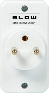 Blow 98-606# Rozgałęźnik r-270p pr 2-gniazda z uziemieniem okrągłe 2