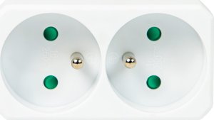 Blow 98-606# Rozgałęźnik r-270p pr 2-gniazda z uziemieniem okrągłe 3