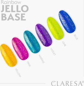 Claresa CLARESA Rainbow Jello Base Baza hybrydowa - Blue 5 g 1