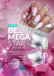 Claresa CLARESA N Żel do zdobień - Megastar Pink Pixel 10 g 4