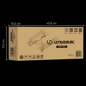 Uchwyt do komputera Ultradesk Ultradesk CRITTER stojak na obudowę komputerową, czarna 10