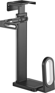 Uchwyt do komputera Ultradesk Ultradesk FLANK Uchwyt komputerowy pod blat biurka, RGB, czarna 3