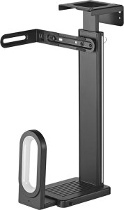 Uchwyt do komputera Ultradesk Ultradesk FLANK Uchwyt komputerowy pod blat biurka, RGB, czarna 4
