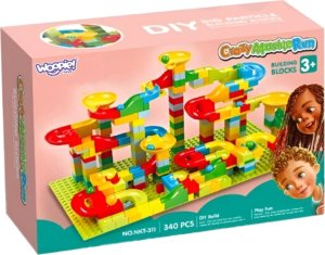 Woopie WOOPIE Tor Kulkowy Kulodrom Zjeżdżalnia dla Kulek Konstrukcja 340 el. 11