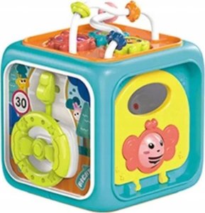 Woopie WOOPIE Interaktywna Kostka Sensoryczna Edukacyjna Montessori Sorter 6w1 9