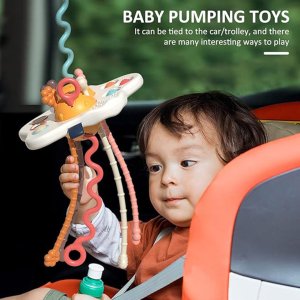 Woopie WOOPIE BABY Zabawka Sensoryczna Montessori Gryzak Grzechotka Wielofunkcyjny UFO 4