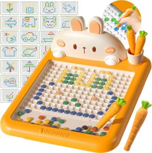 Woopie WOOPIE Tablica Magnetyczna Montessori MagPad Do Rysowania Królik Marchewka 1