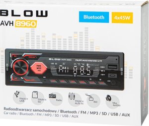 Radio samochodowe Blow 78-347# Radio blow avh-8960 rds mp3/usb/micro sd/bluetooth + usb-c 4