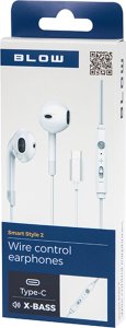 Słuchawki Blow 32-831# Słuchawki  blow b-17 white usb-c 4