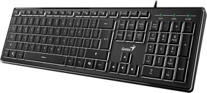 Klawiatura Genius Genius SlimStar 820, klawiatura CZ/SK, slim rodzaj przewodowa (USB), czarna 3