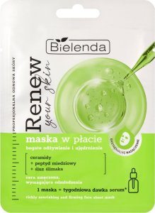 Bielenda BIELENDA Renew Your Skin Maska w płacie - bogate odżywienie i ujędrnienie 17 g 1