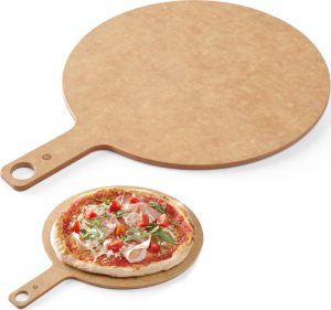 Deska do krojenia Hendi Deska do serwowania pizzy przekąsek z uchwytem śr. 356 mm 1