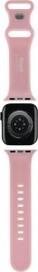 HelloKitty Hello Kitty Pasek HKAWLSCHBLP Apple Watch 42/44/45/49mm różowy/pink strap Silicone Kitty Head 2