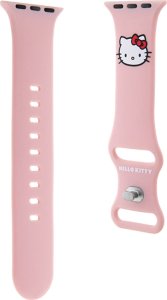 HelloKitty Hello Kitty Pasek HKAWLSCHBLP Apple Watch 42/44/45/49mm różowy/pink strap Silicone Kitty Head 7