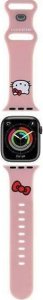 HelloKitty Hello Kitty Pasek HKAWLSCHBLP Apple Watch 42/44/45/49mm różowy/pink strap Silicone Kitty Head 8