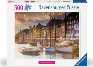 Ravensburger Puzzle 500 Zachód Słońca w Kopenhadze 1