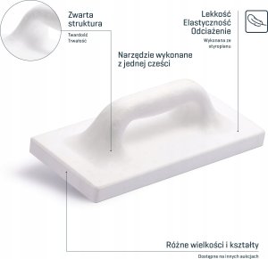 Sourcing Paca tynkarska Comensal zacieranie wyrównywanie i wygładzanie tynków 130 mm 2