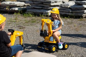 Falk FALK Koparka JCB DIGGER Obrotowa Żółta Ruchoma Łyżka Od 3 Lat. 4