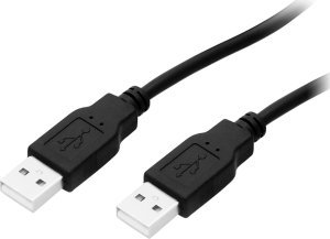 Kabel USB Blow USB-A - USB-A 3 m Czarny 1