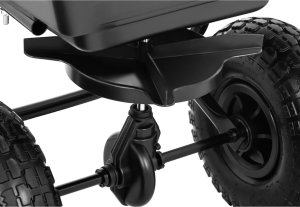 Hillvert Rozsiewacz siewnik posypywarka do nawozów trawy soli piasku 14 l 3