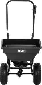 Hillvert Rozsiewacz siewnik posypywarka do nawozów trawy soli piasku 14 l 5