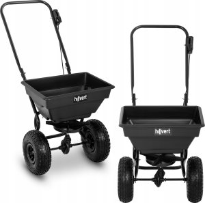 Hillvert Rozsiewacz siewnik posypywarka do nawozów trawy soli piasku 14 l 7